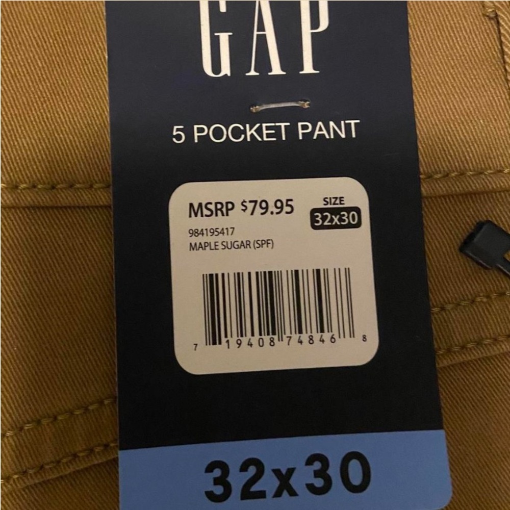 GAP 5 Pocket Pants in khaki - Picture 2 of 4